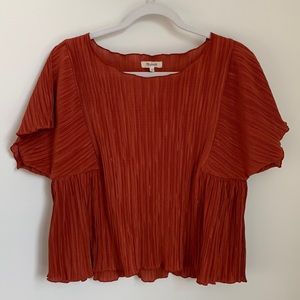 Madewell / Crinkled Blouse / Size M